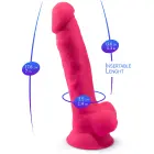 Silex-D Model dildo – 18 cm (7″) – Rožinis — Nuotrauka 7