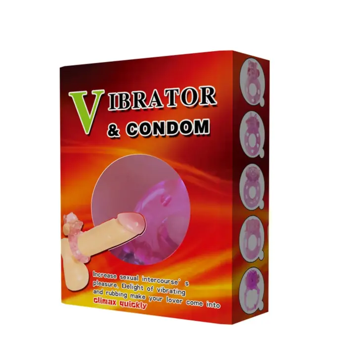 Vibrating bear cock ring – pink