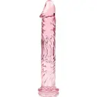 IBIZA Nebula Series Model 12 stiklinis dildo – 17 cm (6.7″) – rožinis — Nuotrauka 4