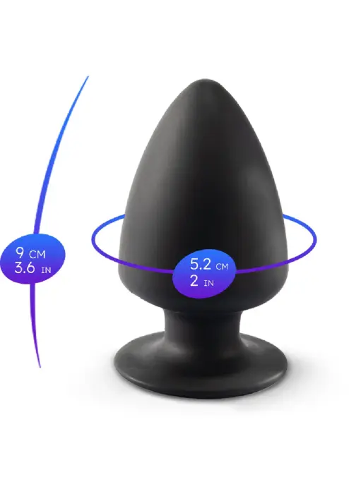 Silex-D Anal Plug – S – Black