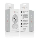 Intense Aluminum Plug M Silver Crystal – 8 cm – Silver — Photo 5