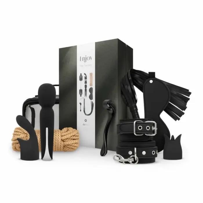 LoveBoxxx Deluxe BDSM Box - Complete Couples Accessory Set