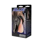 Blueline Acrylic Black See-Thru Male Chastity System with Lock — Photo 6