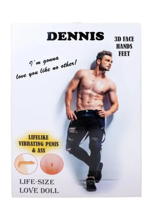 Dennis 3D pripučiama vyriška sekso lėlė – vibruojanti Photo