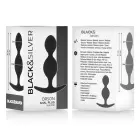 Black&Silver Orson Plug Silicone 2 Waves – 9.5 cm – Black — Photo 5