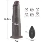 Kahekihiline pöörlev dildo – 20 cm (8″) – Roosa — Foto 2