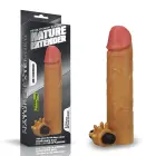 Love Toy Natural Vibrating Silicone Extender – 19 cm (7.5″) – Skin — Photo 1