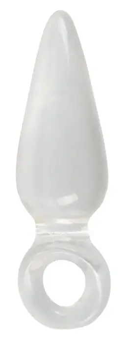 Pirksta spraudnis – 9.5 cm – Caurspīdīgs Foto 2