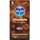 Skins Chocolate Premium maasika kondoomid – 8 tk — Foto 1