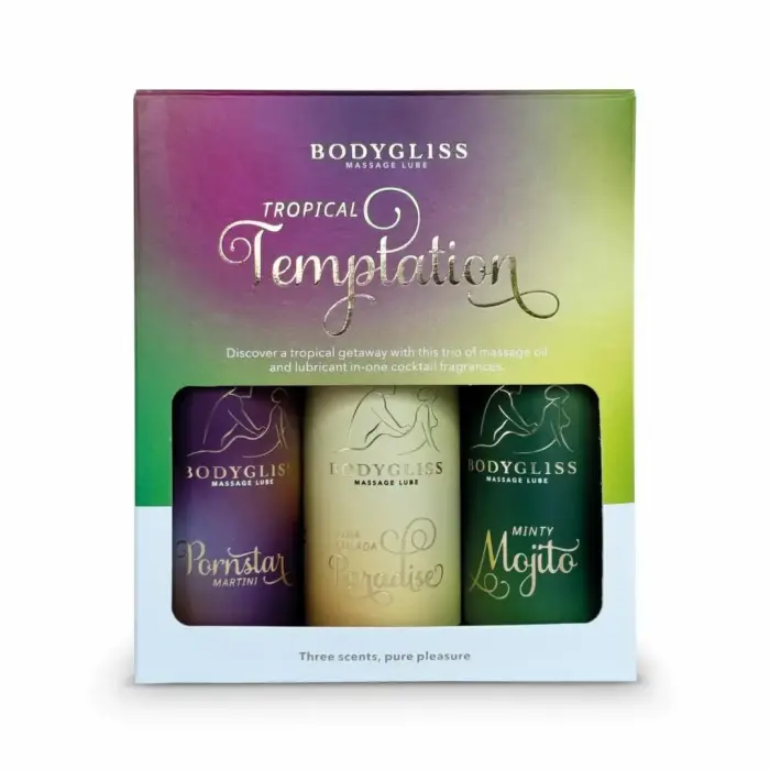 BodyGliss Travel Edition lubrikantu komplekts – 3 x 30 ml