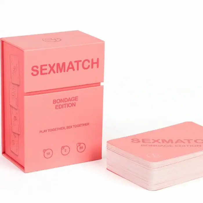 Secret Play Sexmatch Bondage Edition - эротическая карточная игра для пар, 89 карт