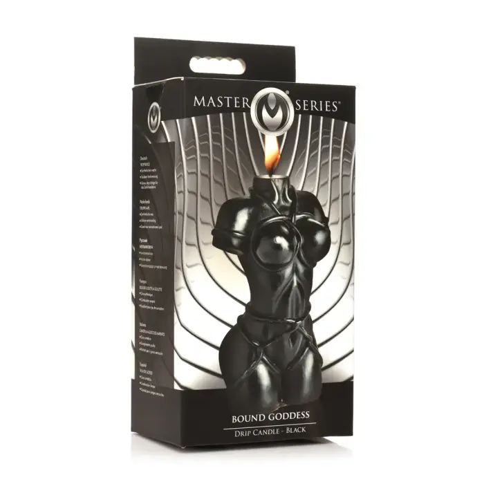 Bound Goddess Erotic Massage Candle – Black