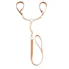 Bijoux Indiscrets MAZE T-Restraints веганские коричневые регулируемые наручники — Фото 1