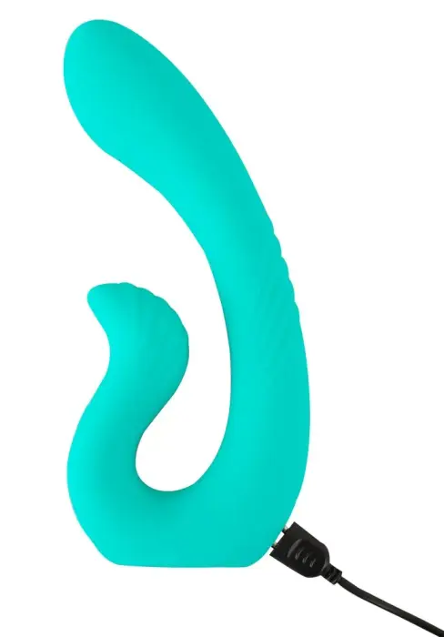 beau coeur Naira dubultais vibrators – 17.5 cm (6.9″) – rozā Foto 9