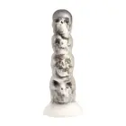 Tower of Doom – skull tower fantasy silicone dildo – grey — Photo 1