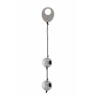 DOMINO Metallic Balls – водонепроницаемая система тренировки тазового дна – серебристый — Фото 2