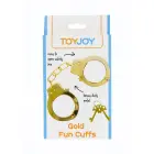 TOYJOY металлические наручники – золотые — Фото 2