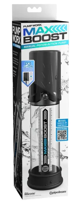 Pump Worx Max Boost locekļa pumpis – melns