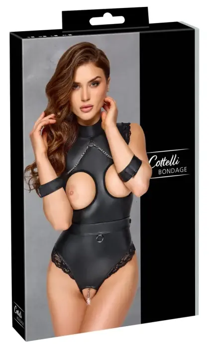 Cottelli BONDAGE боди – чёрное