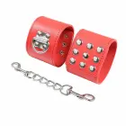 OHMAMA Red Adjustable Handcuffs with Snap Closure — Photo 6