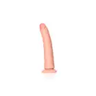 Slim Realistiškas Dildo su Siurbtuku – 18 cm (7″) – Kūno spalva — Nuotrauka 3