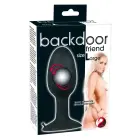 Backdoor Friend L anālais spraudnis – 12 cm – Melns — Foto 1