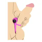Silicone Cockring and Bullet with Remote Control – Purple — Photo 3