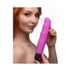 XL lodes vibrators ar viļņotu silikona uzmavu — Foto 6