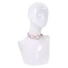 PEACHES 'N CREAME Ring Day Collar – кольца под розовое золото – искусственная кожа – регулируемый 30–45 см — Фото 5