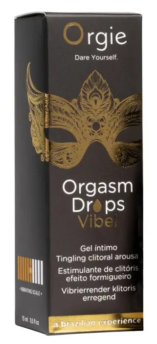Orgie Orgasm Drops Vibe! стимулирующий гель – 15 мл