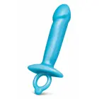 b-Vibe Lil Dil – silicone anal plug with finger ring – black – 15.6 cm — Photo 3