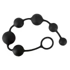 Black Velvets Anal Beads – 40 cm – Black Photo
