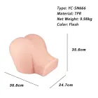 Masturbatorius Large Flesh Double Hole (XL) — Nuotrauka 8