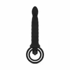 Men Only вибрирующее интимное устройство с двумя кольцами и пулевым вибратором – черный — Фото 2