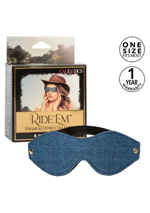 Ride Em Denim Eye Mask Foto 5