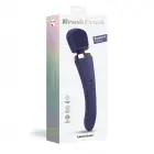 BRUSH CRUSH wand masāžas vibrators – 25.4 cm (10″) – zils — Foto 7