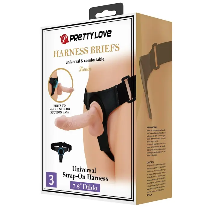 PRETTY LOVE Kevin strap-on dildo – 18.3 cm (7.2″) Foto 9
