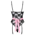 Cottelli Costumes Maid Body XL Black Lace Bodysuit with Apron – XL – Black — Photo 7