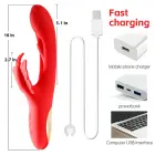 Butterfly Dual Flicking Vibrator – Pink — Photo 2