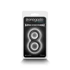 Renegade Twofold Cock Ring – Black — Photo 3