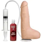 Realistic Squirting Dildo with Suction Cup – 21.5 cm (8.5″) – Black — Photo 5