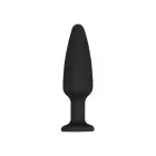Cone-Shaped Diamond Butt Plug – Black — Photo 3