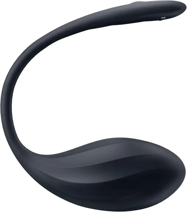 Satisfyer Ribbed Petal вибратор с управлением через app – черный