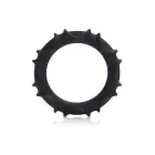 Atlas Silicone Cock Ring – Black — Photo 1