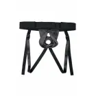 Gender X Double Rider Adjustable Lycra Harness with Vibrating Ring — Photo 2