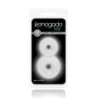 Renegade Double Stack Cock Ring – Clear — Photo 2