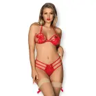 Giftella 2-daļīgs komplekts – sarkans – S/M — Foto 1