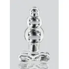 TOYJOY GLASS WORXX caurspīdīgs stikla anālais spraudnis ar tekstūru — Foto 6