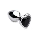 Black Heart Butt Plug – S – Black — Photo 6