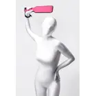 Anonymo Leather Paddle – Red – 50 cm — Photo 2